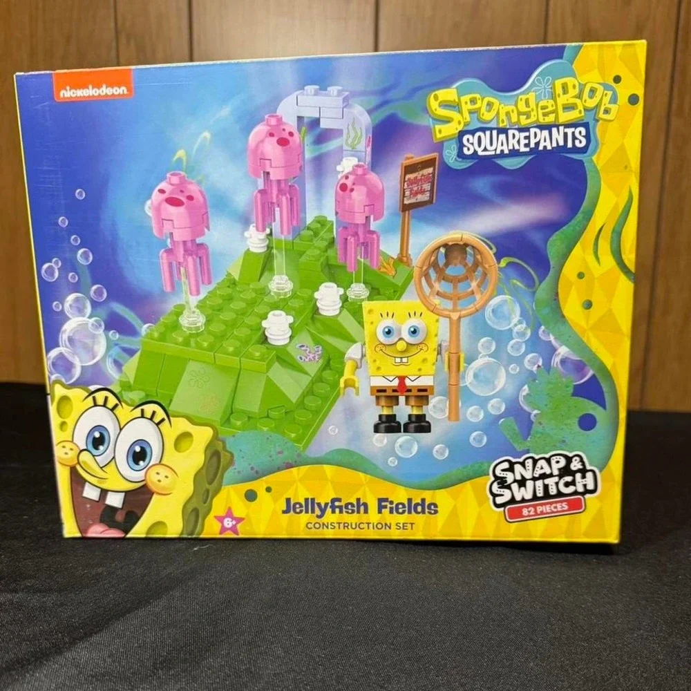 SpongeBob SquarePants‎ Jellyfish Fields Construction Brick Set NEW